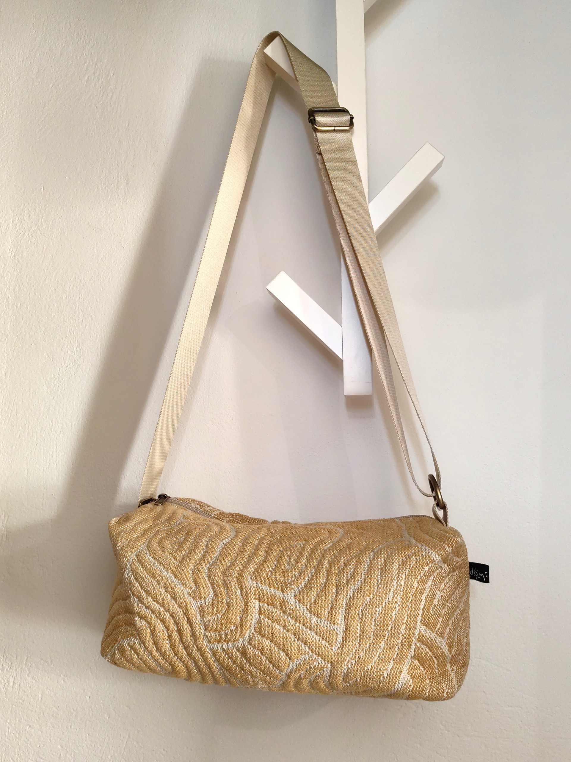 Stone Flow Crossbody Bag Sand Beige